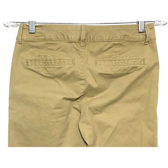 Old Navy Pixie Khakis Chinos Camelot Stretch Front Pockets Women 0R 0 R Y2K 2016 - Picture 5 of 7